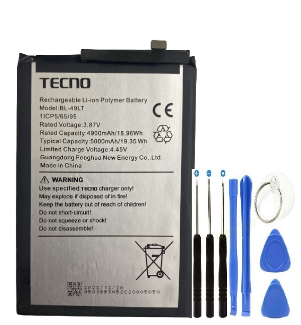 Tecno Camon 19 Pil Batarya BL-49LT+Tamir Set - Image 1