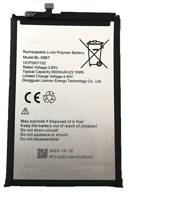 Axya Tecno Spark 6 Air Pil Batarya BL-58BT - Image 1