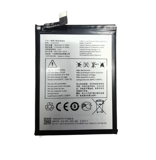 Alcatel TCL PLEX T780H Pil Batarya TLP037A7 - Image 1