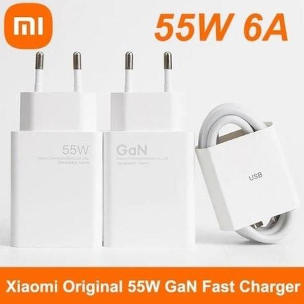 Axya Xiaomi Turbo 55W 6A Hızlı Şarj Cihazı Ve Type-C - Image 1