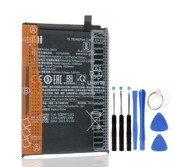Xiaomi Poco F3 Pil Batarya BM4Y ve Tamir Seti - Image 1