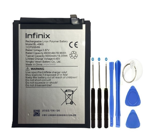 İnfinix Note 11 Pil Batarya + Tamir Set 5000 mAh - Image 1