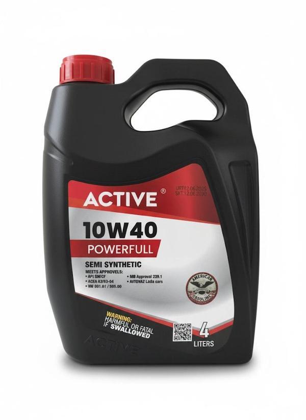 ACTİVE MOTOR OİL 10W40 4 LT - Image 1