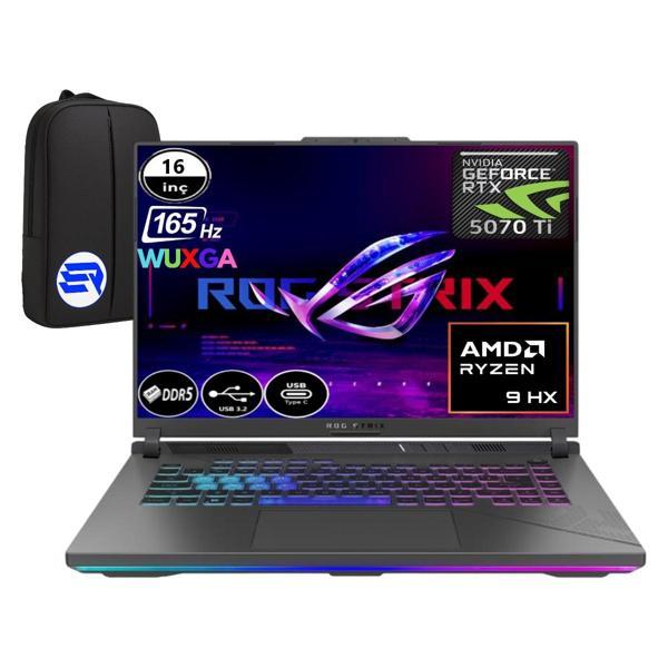 Asus Rog Strıx G16 G614PR-RV050EP5 Amd Ryzen 9 8940HX 64GB 2tb RTX5070TI 16" Fhd+ 165HZ Wuxga WIN11 Pro + Elektropasaj Ç - Image 1