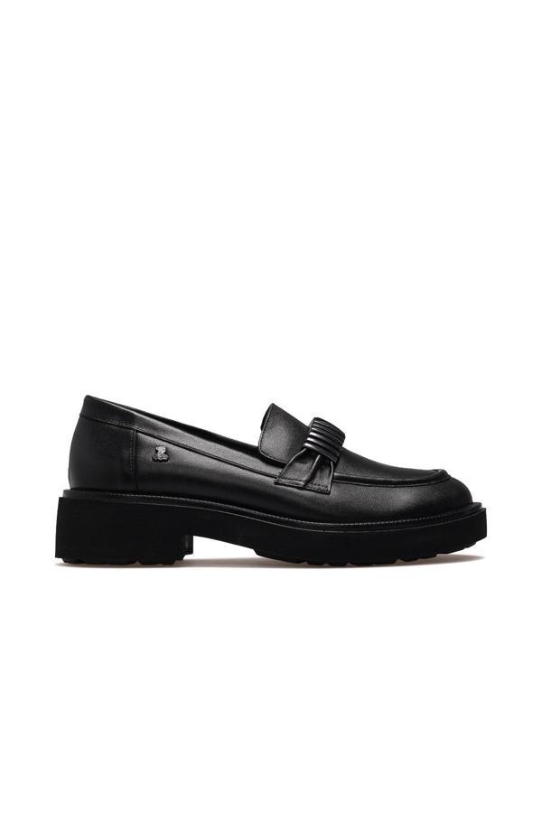 Kadın Hakiki Deri Loafer Günlük Ayakkabı 25k 2411551k Z Siyah - Image 1