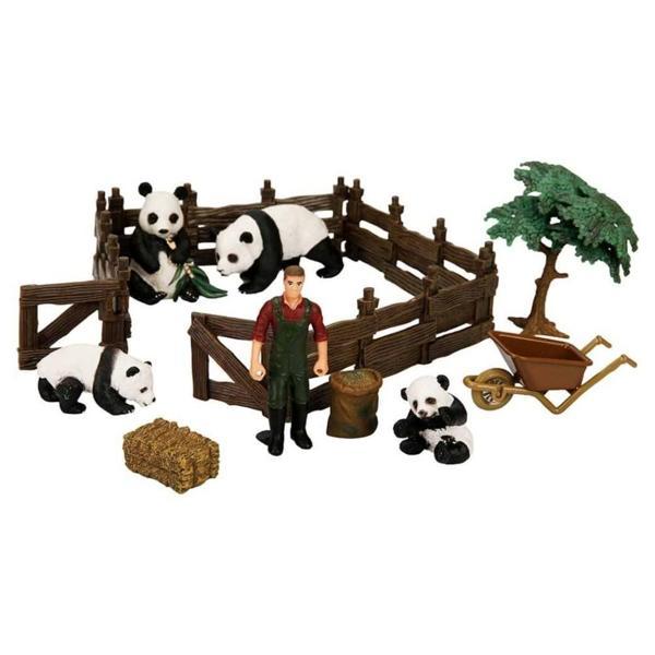 Crazoo Wild Life Vahşi Hayvanlar Çiftlik Seti Panda - Image 1
