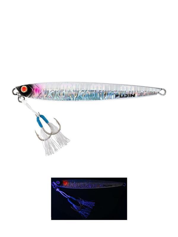 Fujin Valhalla Darksea 80gr Metal Jig Yem UV White Glow - Image 1