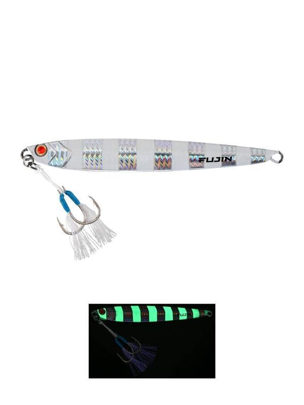 Fujin Valhalla Darksea 80gr Metal Jig Yem ZEBRA GLOW - Image 1