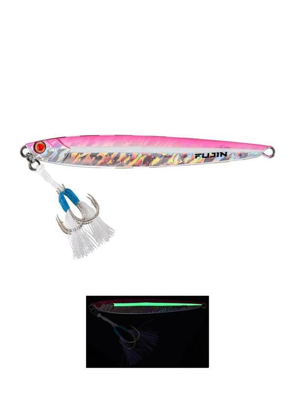 Fujin Valhalla Darksea 80gr Metal Jig Yem Pink Glow Line - Image 1