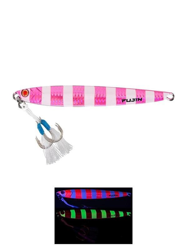 Fujin Valhalla Darksea 80gr Metal Jig Yem Sakura Zebra Glow - Image 1