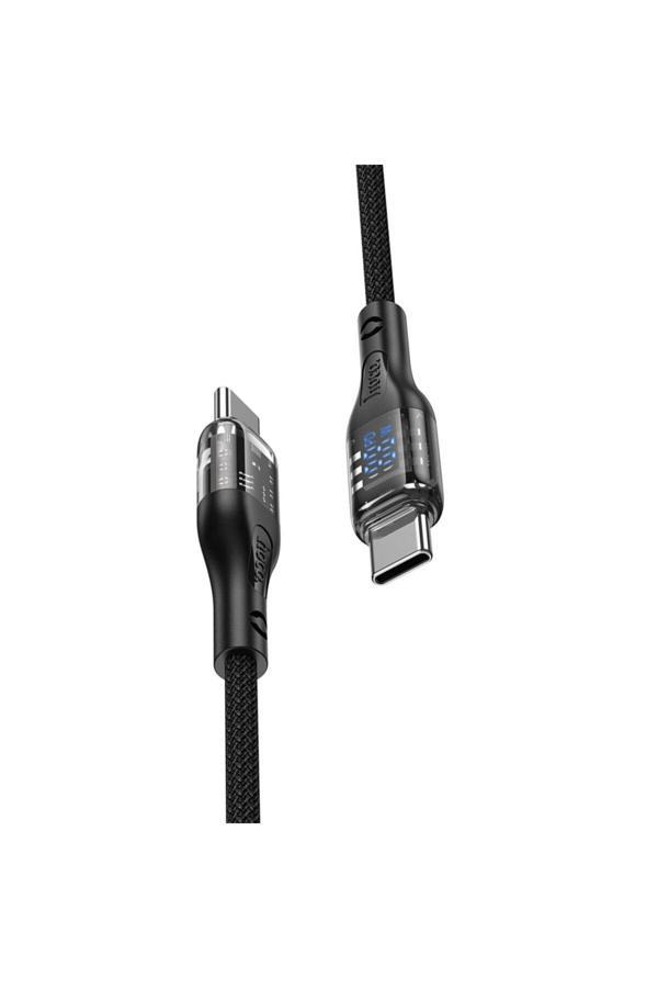 Hiking A30 A40 A41 A42 A43 A44  Şarj Data Kablosu 1.2M 100W Type-C to Type-C Az-HC-U115 - Image 1
