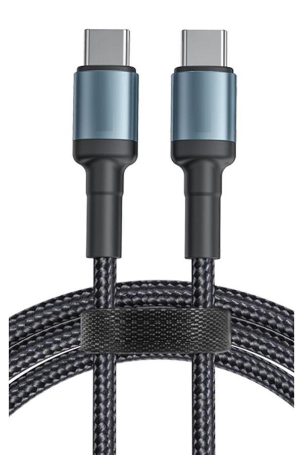 Xiaomi Black Shark 2 3 4 uyumlu Şarj Kablosu Type-C to Type-C 2 Metre 60W Hızlı Şarj Azn-Ca79 - Image 1