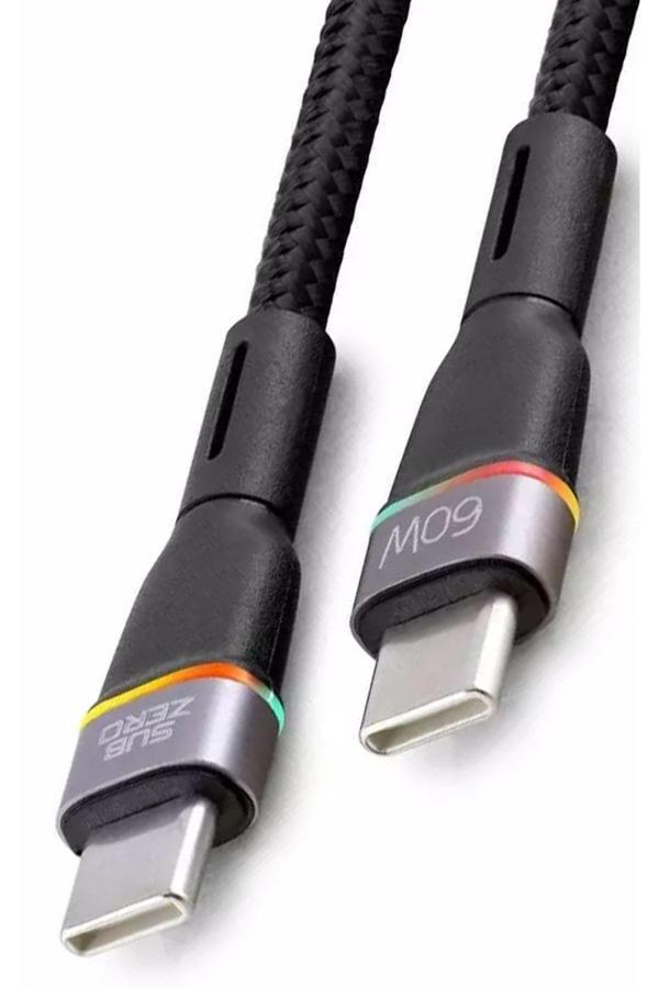 Vivo Y27 Y31 Y31s Y33s Y33T Y35 Y36 Type-C Hızlı Şarj Kablosu 60W RGB - Image 1