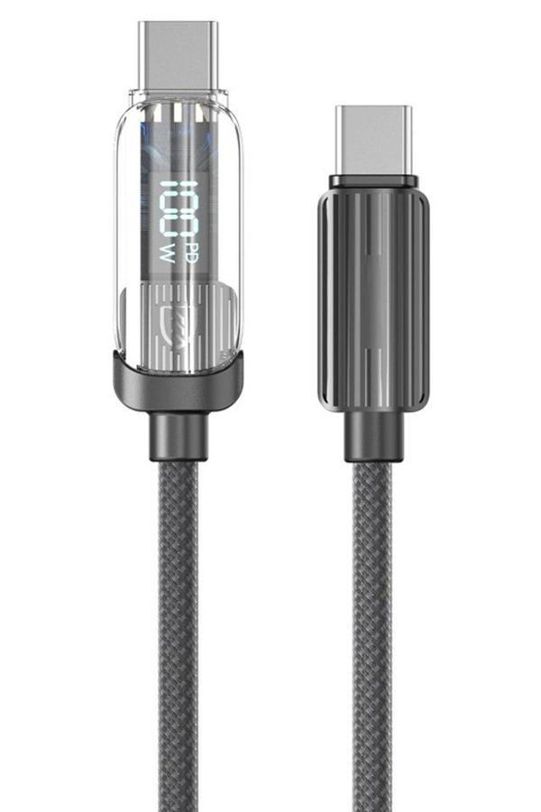 Poco X2 X3 X3 Gt X3 Nfc X3 Pro Şarj Kablosu Type-c To Type-c 100w 1m Hızlı Şarj Azn-189cc - Image 1