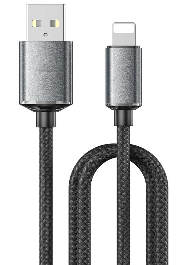 iPhone 6 Plus - 6s Plus Şarj Kablosu 2M 3A Lightning Hızlı NF-EC200L - Image 1