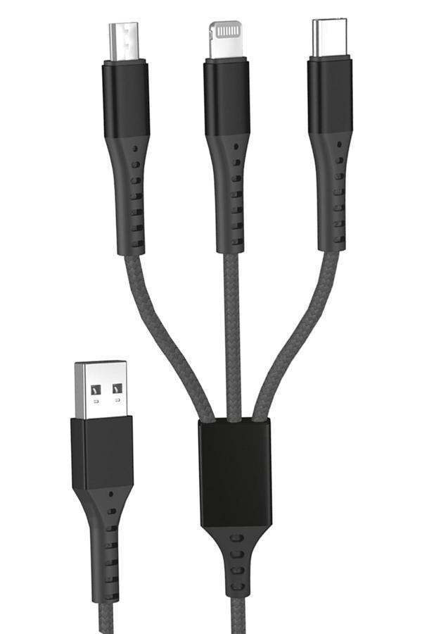 iPhone 6 Plus - 6s Plus Şarj Kablosu 3in1 66w SZ-CL99 - Image 1