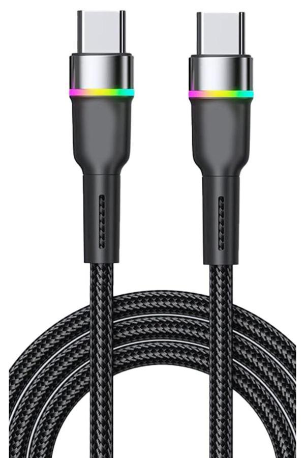 Vivo Y27 Y31 Y31s Y33s Y33T Y35 Y36 Şarj Kablosu Type-C 60W RGB Led SZ-CL13 - Image 1