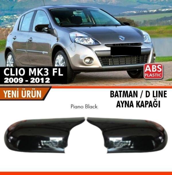 Renault Symbol mk2 Batman Ayna Kapağı Piano Black / 2009-2012 - Image 1