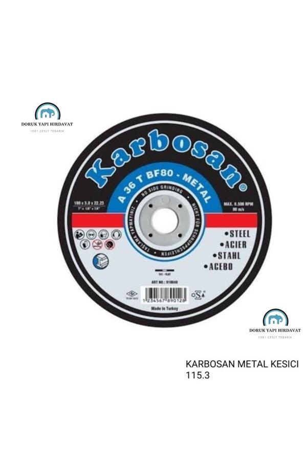 KARBOSANMetal Kesici 115*3 (10 ADET) - Image 1