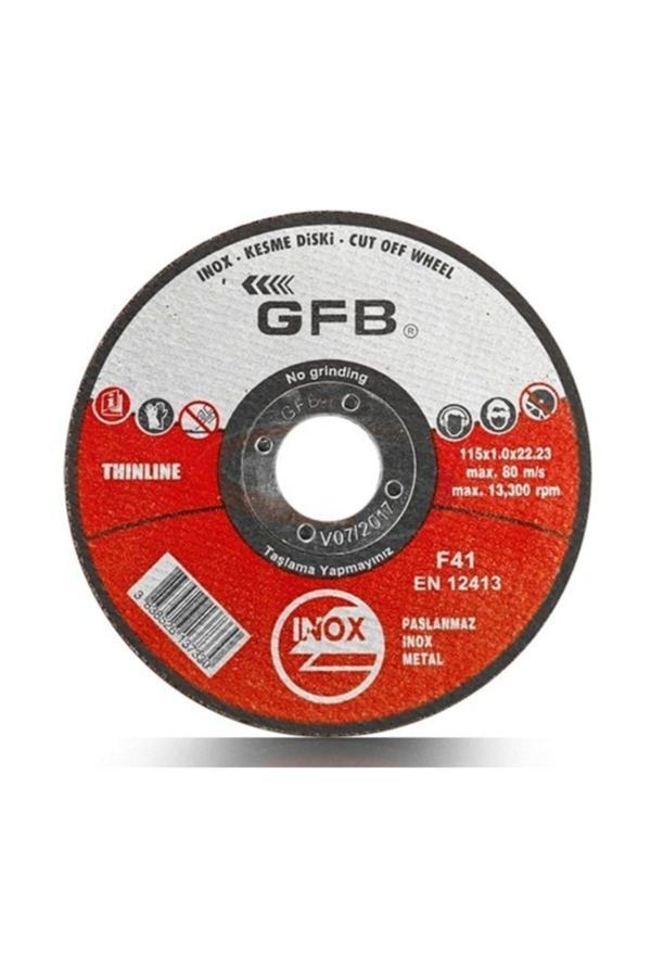 GFBMetal Kesici Taş 115X1 Inox Kesme Taşı (50 Adet) - Image 1