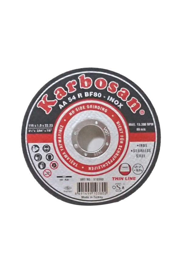 KARBOSAN115x1.0x22.23 Çelik (INOX) Ince Kesme Taşı - Image 1