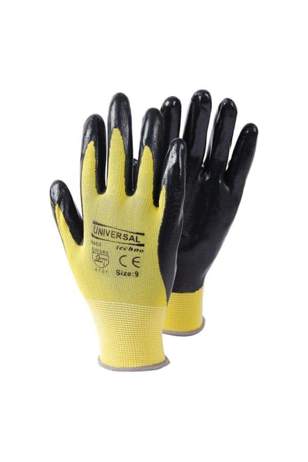 UniversalTekno 8802 Sarı Montaj Eldiveni No:10 - Image 1