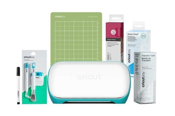 Cricut Joy Kesme Makinesi ve Kupa Presi ile Kupalarını Kendin Tasarla Paketi (Makine + Kupa Presi + Transfer Kağıdı +  Isıya Dayanıklı Bant + Alet Seti + Mat) - Image 1