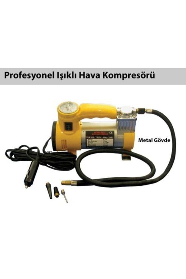 MYTOLFy-001a Metal Gövdeli Ve Işıklı Araç Kompresörü - Image 1