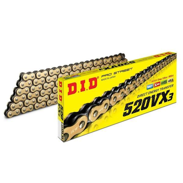 Did 525-112Vx3 2002-2010 Suzuki V-Strom DL1000 Uyumlu Zincir Vx3 Xring Gold (Sarı) Renk - Image 1