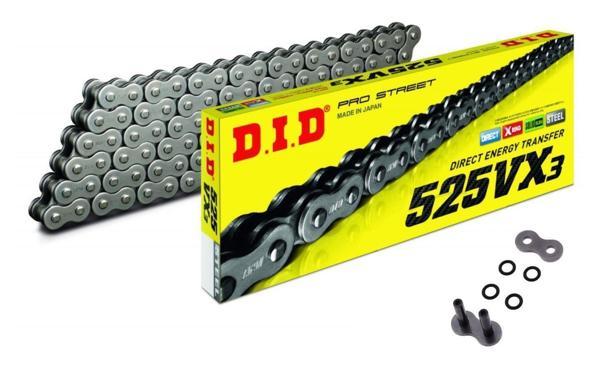 Did 525-112Vx3 2002-2010 Suzuki V-Strom DL1000 Uyumlu Zincir Vx3 Xring Çelik Renk - Image 1