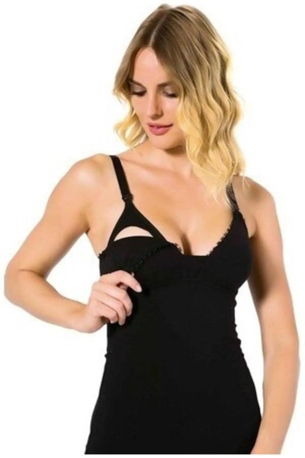 Kapbirtane Kadın Emzirme Likralı Atlet 2013 - 2 Adet - Image 1