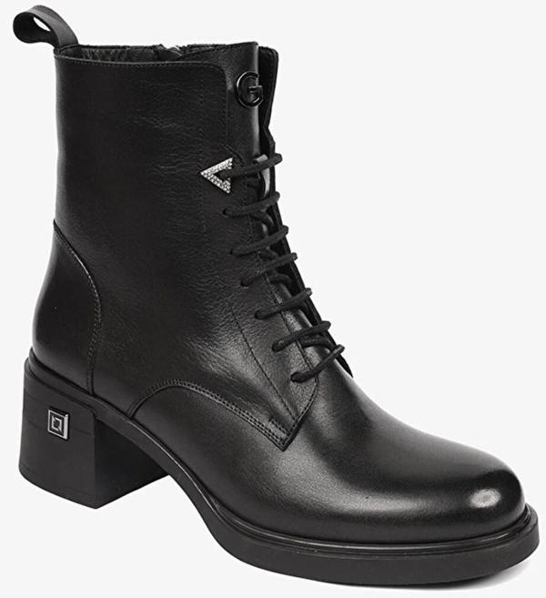 Greyder 59127 Zn Chıc Topuklu Deri Kadın Bot - Image 1