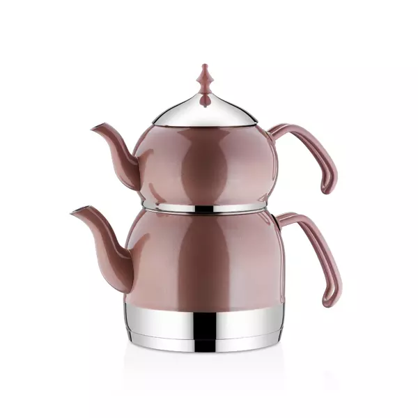 Korkmaz Rena Rosegold Çaydanlık Takımı 2.4 lt A226-02 - Image 1