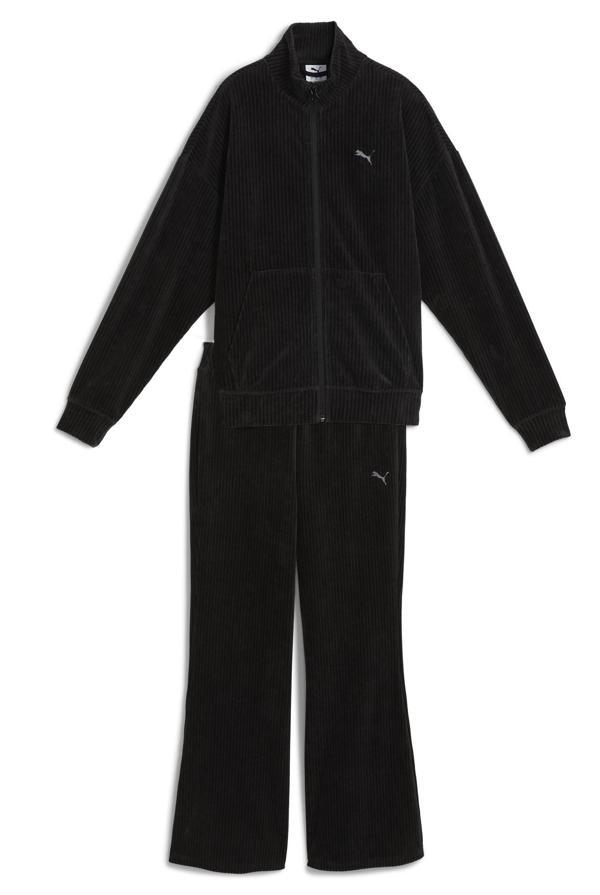 Puma Velour Rib Suit 688164-01 Kadın Eşofman Takımı - Image 1