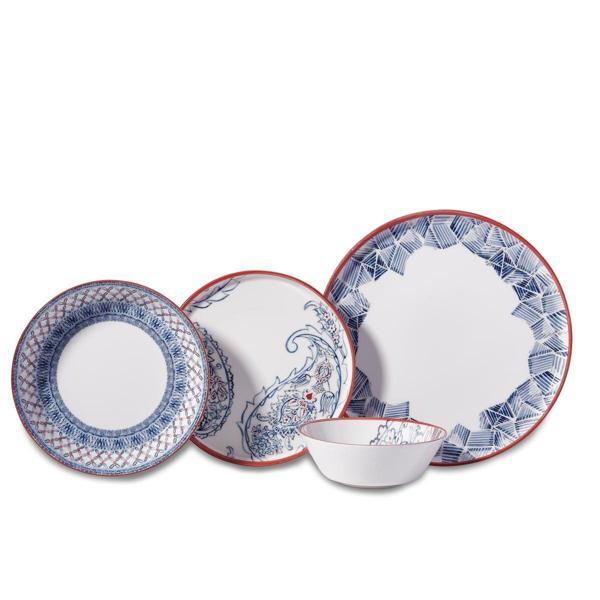 Korkmaz Iona Collection 16 Parça Desenli Yemek Takımı A8814 - Image 1