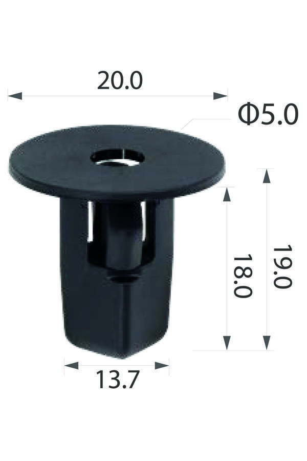 IM Global Oto Klips Çamurluk Klipsi Toyota 90189-06013 25Li Paket - Image 1