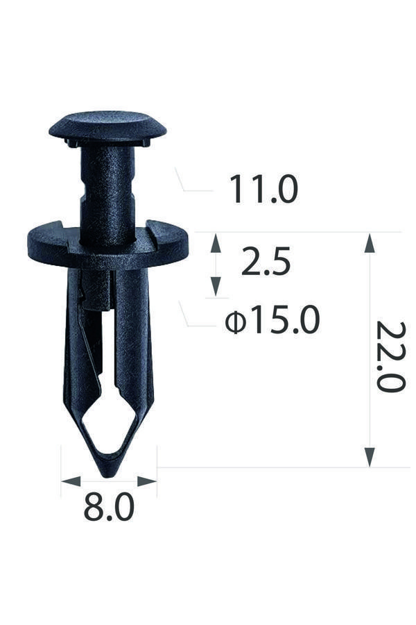 IM Global Oto Klips Tampon Klipsi Oem Gm 11561878 Ford F3Ly14570B Toyota Suzuki 10Lu Paket - Image 1