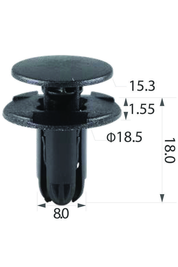 IM Global Oto Klips Davlumbaz Tampon Panjur Klipsi Hyundai 86595-2T500, Kia 14206-08250B 10Lu Paket - Image 1