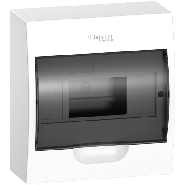 Schneider Electric EZ9E108S0S 8'li Sıvaüstü Sigorta Kutusu Şeffaf Kapak - Image 1