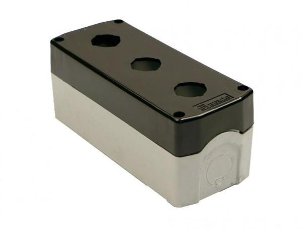 Bemis Üçlü Siyah Buton Kutusu IP44 - Image 1