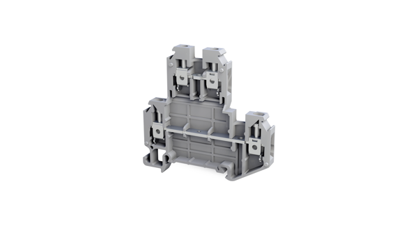 Tbloc TBL 4 2P GRİ Vidalı İki Katlı Klemens 10'lu Paket - Image 1