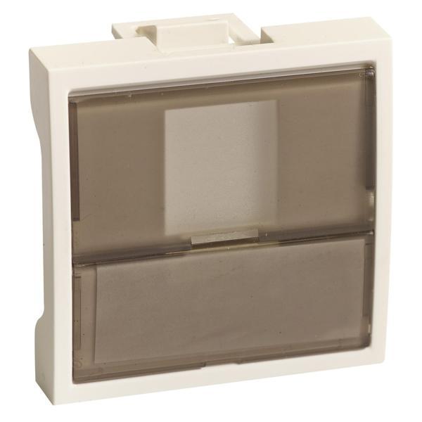 Schneider Electric ETK45045E 45X45 Tekli Data Priz Kapağı Boş - Image 1