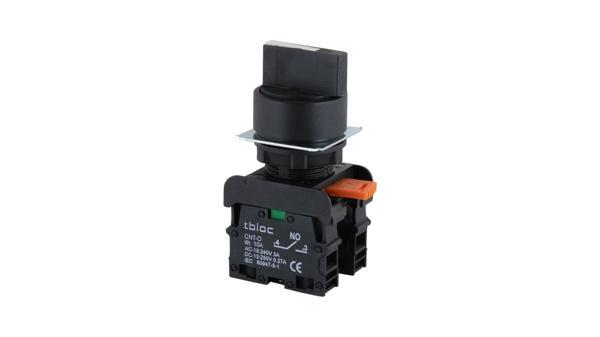 Tbloc SSP-2O Siyah 1-0-2 Kalıcı Mandal Buton - Image 1