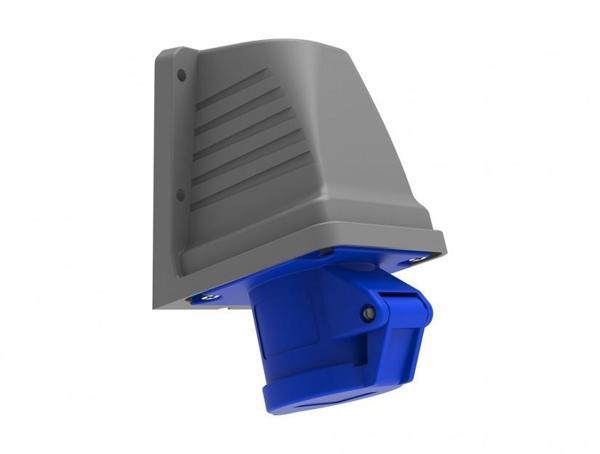 Bemis CEE Norm 3X16A 220V IP44 90 Derece Eğik Duvar Prizi - Image 1