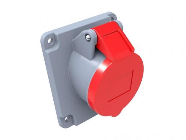 Bemis CEE Norm 5X32A 380V IP44 45 Derece Eğik Makina Prizi - Image 1