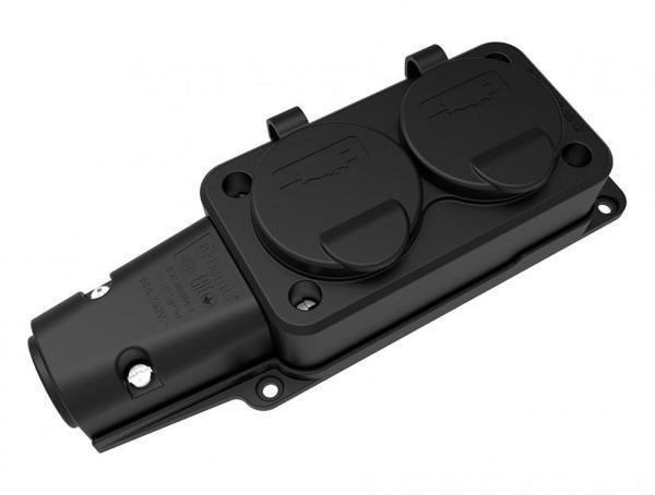 Bemis 1X16A 220V Kauçuk İkili Grup Priz - Image 1
