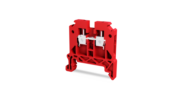 Tbloc TBL 4mm Kırmızı Vidalı Tek Katlı Klemens 10'lu Paket - Image 1