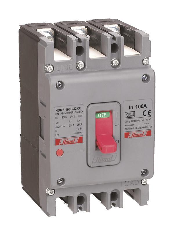 Himel HDM3250N200B3XX 60kA 4X200A Sabit Kompakt TMŞ Şalter - Image 1