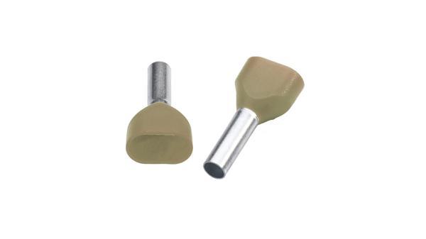 Tbloc IES 2X16,0/14 Bej Çift Girişli Yüksük İzoleli F Norm 50'li Paket - Image 1