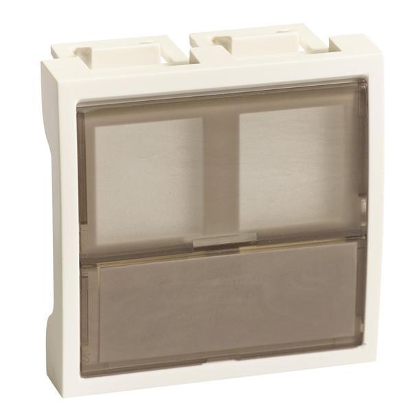 Schneider Electric ETK45245E 45X45 İkili Data Priz Kapağı Boş - Image 1